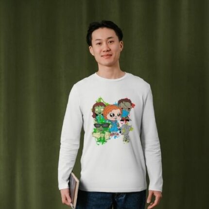 Camiseta Manga Larga Chibi Horror Crew