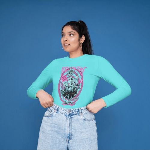 CAMISETA RICK Y MORTY MANGA LARGA