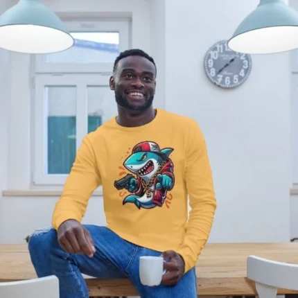 CAMISETA TIBURON MANGA LARGA