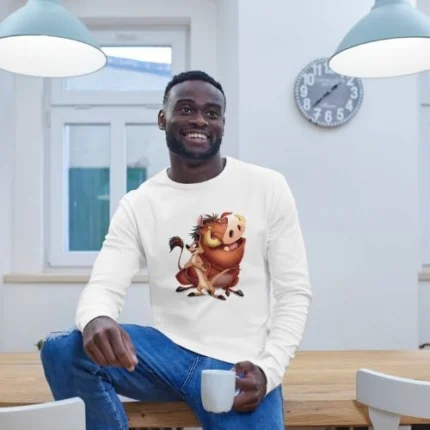 CAMISETA TIMON Y PUMBA MANGA LARGA