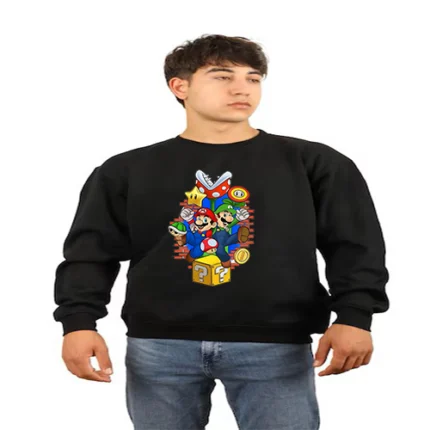 SUDADERA MARIO y luigi
