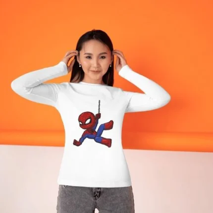 CAMISETA SPIDERMAN MANGA LARGA