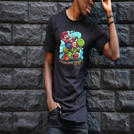 CAMISETA MARIO Y yOSHI