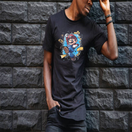 CAMISETA MARIO BROS acción