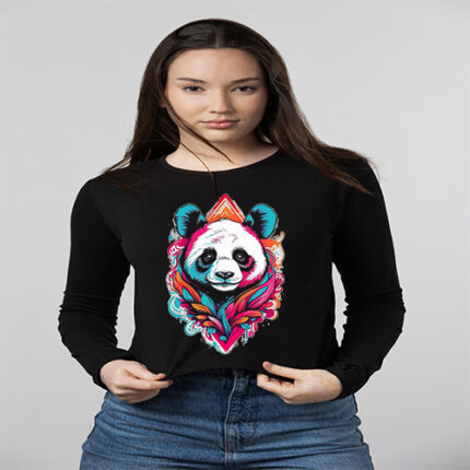 CAMISETA OSO PANDA MANGA LARGA