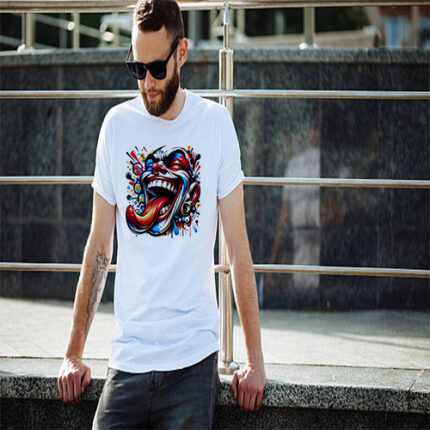 CAMISETA SONRISA PSICODELICA