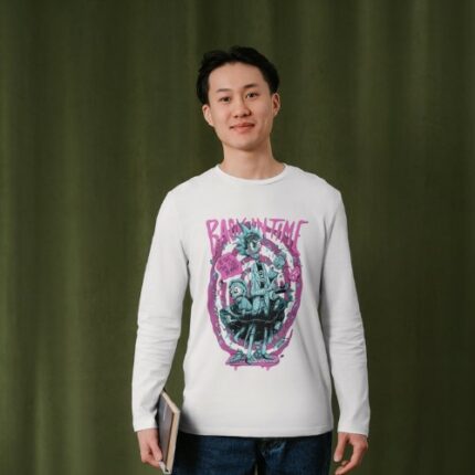 CAMISETA RICK Y MORTY MANGA LARGA