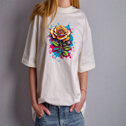 CAMISETA ROSA DORADA