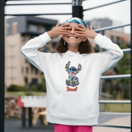 SUDADERA STITCH CON CAPUCHA