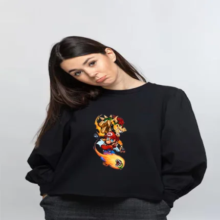 SUDADERA MARIO Y BOWSER