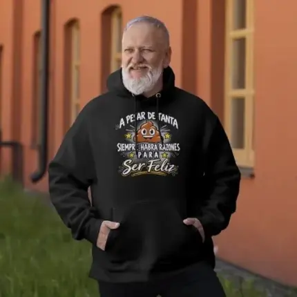 sudadera ser feliz