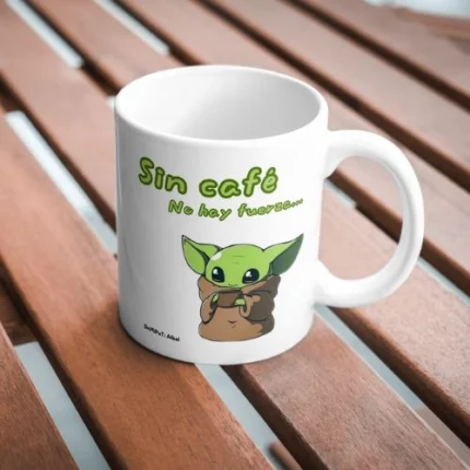 TAZA SIN CAFÉ NO HAY FUERZA