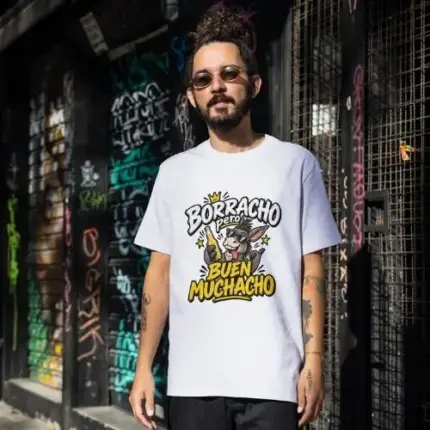 camiseta borracho pero buen muchacho