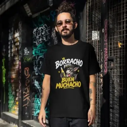 camiseta borracho pero buen muchacho