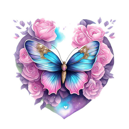 Camiseta Corazón de Mariposa Tote Bag Corazón de Mariposa