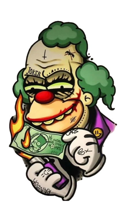 Camiseta Krusty Joker