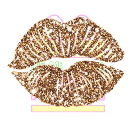 labios dorados