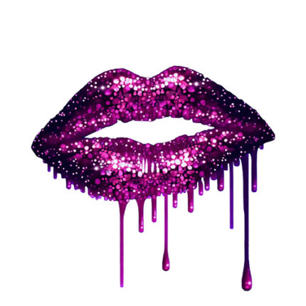 Camiseta Labios Púrpura Tote Bag Labios Púrpura