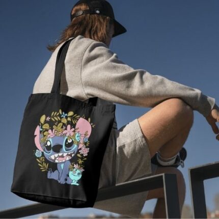 Tote Bag Stitch Flores