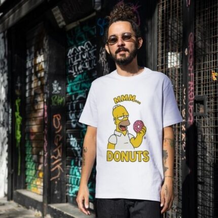 Camiseta Homer Simpson Donuts