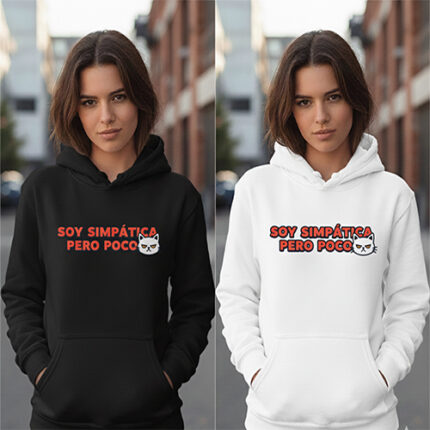 sudadera poco simpatica con capucha