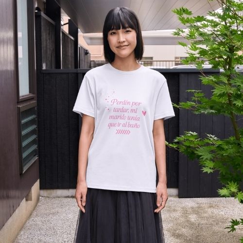 camiseta perdon por tardar camiseta perdon por tardar