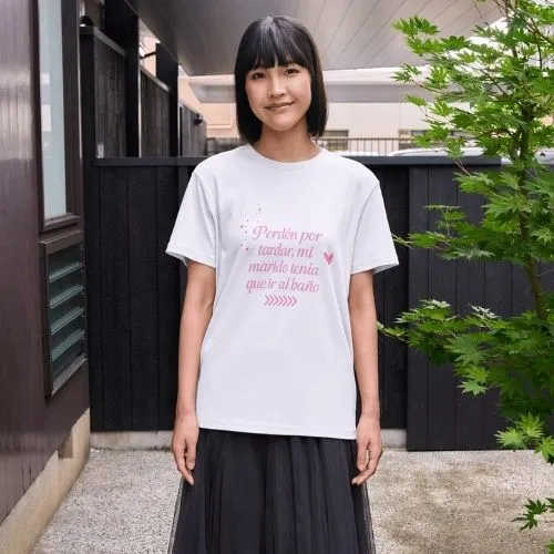 camiseta-perdon-por-tardar camiseta perdon por tardar