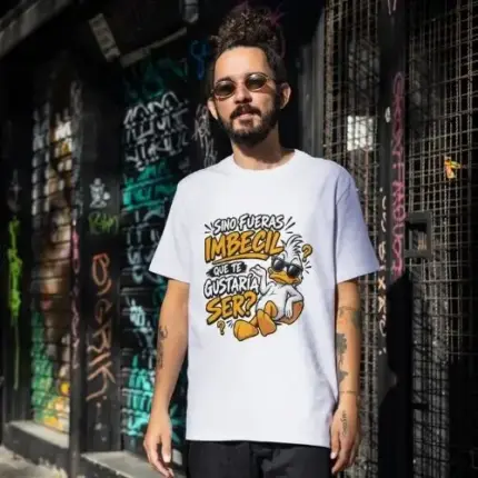 camiseta si no fueras imbecil